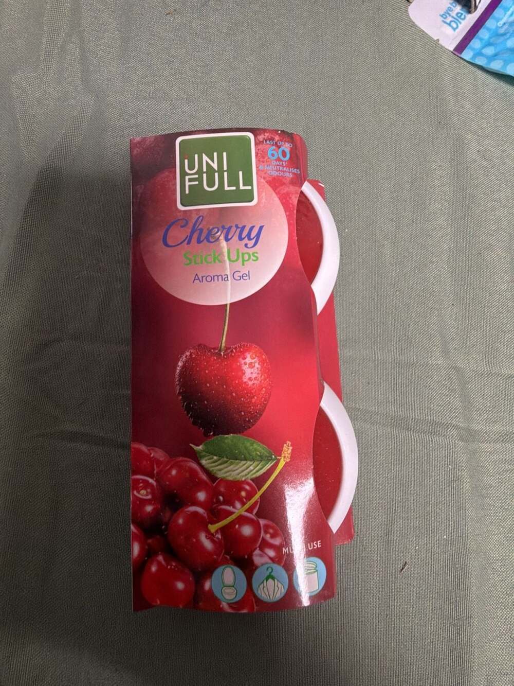 Unifull Cherry Stick Ups Aroma Gel Air Freshener 2 Pack